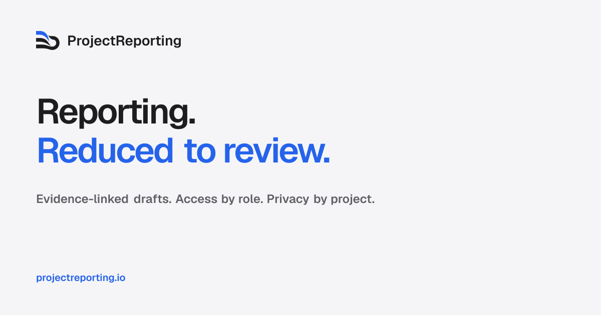 Automated Project Status Reporting | ProjectReporting